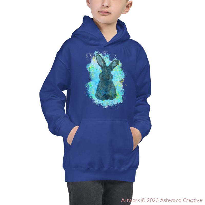 Blue Bunny Kids Hoodie