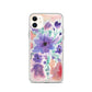 Watercolor Purple Flowers Case for iPhone®