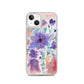 Watercolor Purple Flowers Case for iPhone®