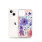 Watercolor Purple Flowers Case for iPhone®