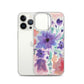 Watercolor Purple Flowers Case for iPhone®