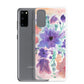 Watercolor Purple Flowers Case for Samsung®