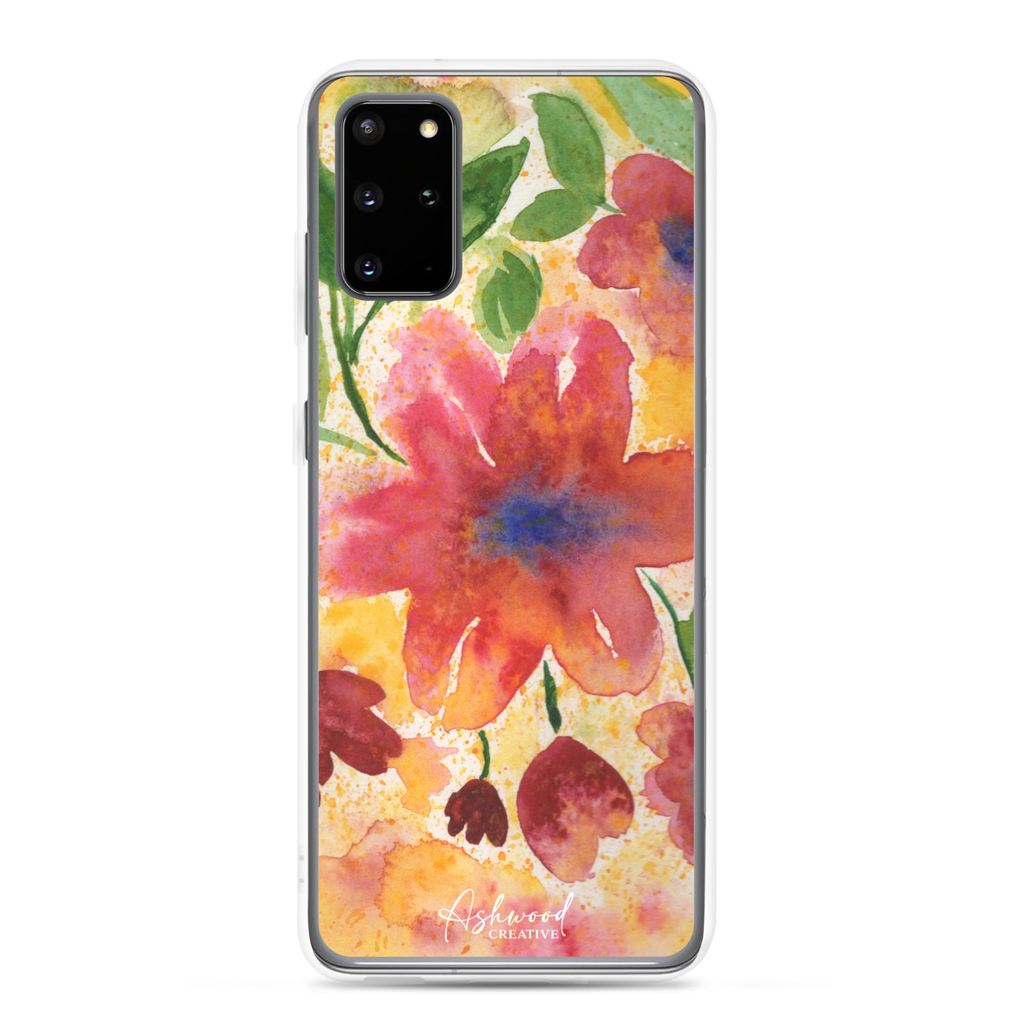 Watercolor Red Flowers Case for Samsung®