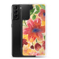 Watercolor Red Flowers Case for Samsung®