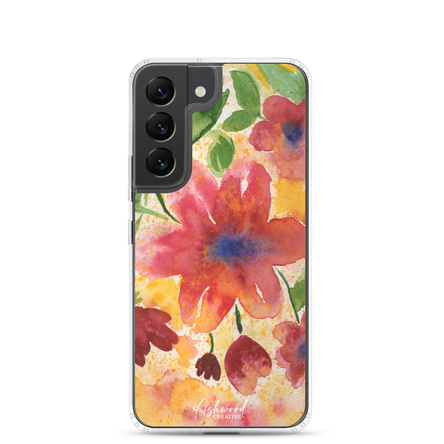 Watercolor Red Flowers Case for Samsung®