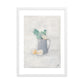 Flowers in the jug Framed matte paper poster