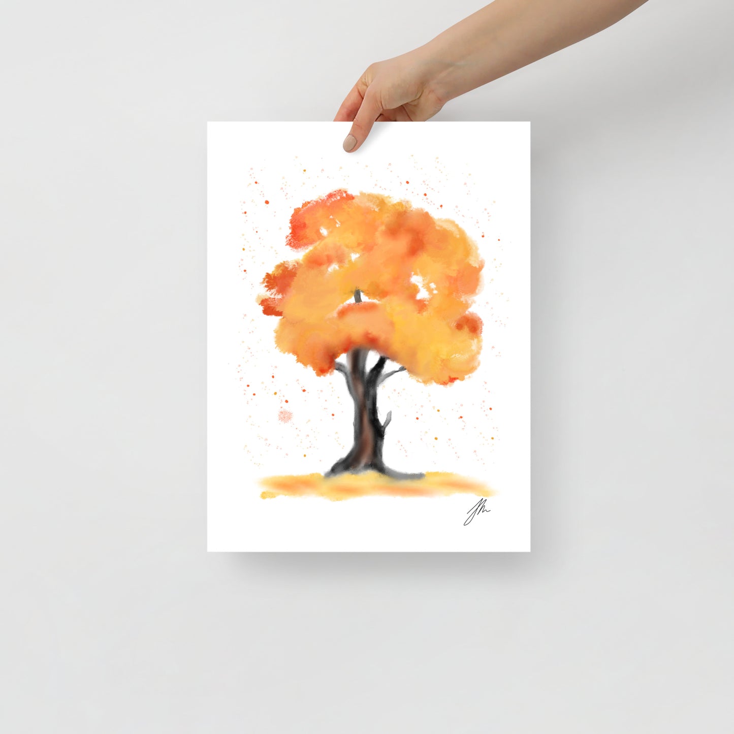 Orange Tree Poster