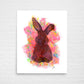 Red Bunny Poster