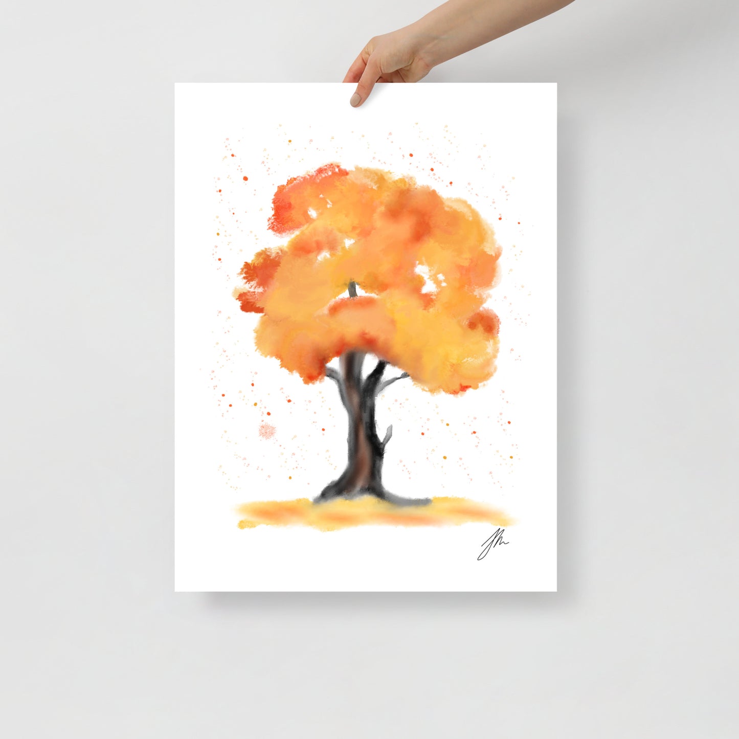 Orange Tree Poster