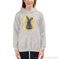 Yellow Bunny Kids Hoodie Heather Grey / Xs