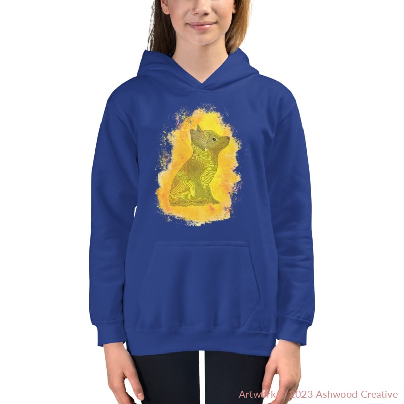 Yellow Fox Kids Hoodie