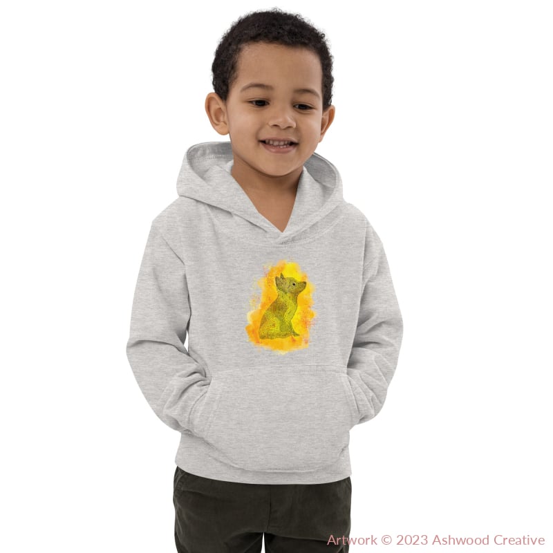 Yellow Fox Kids Hoodie