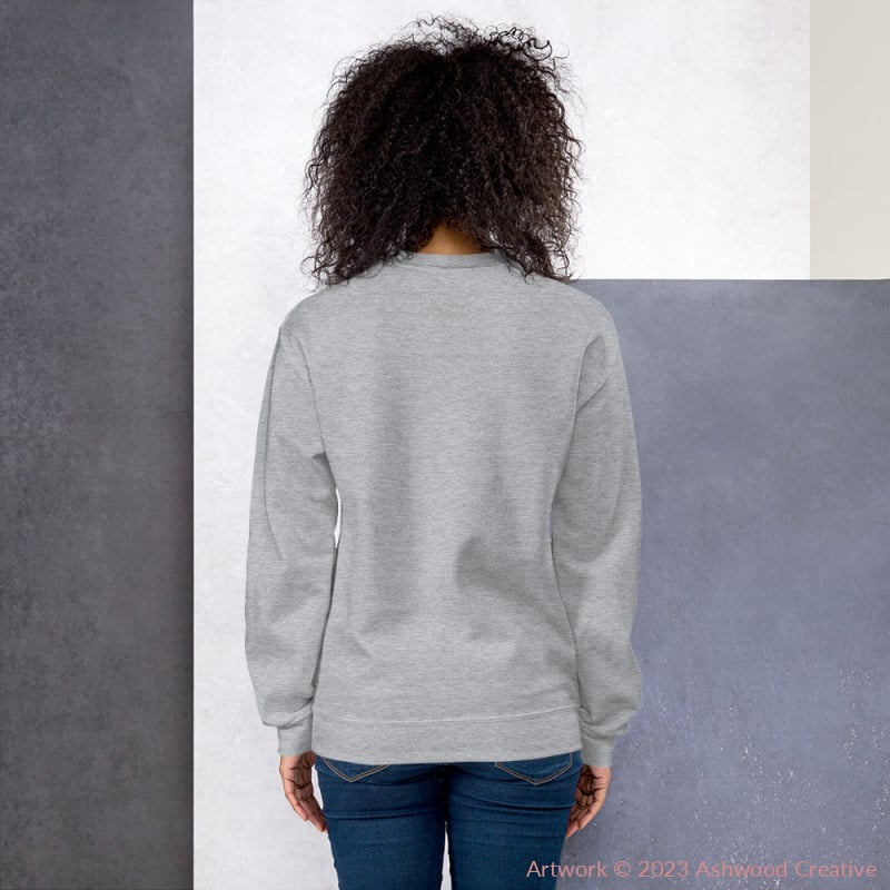 Black Fox Unisex Sweatshirt - Ashwood Creative