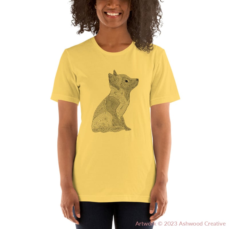 Black Fox Unisex t-shirt - Ashwood Creative