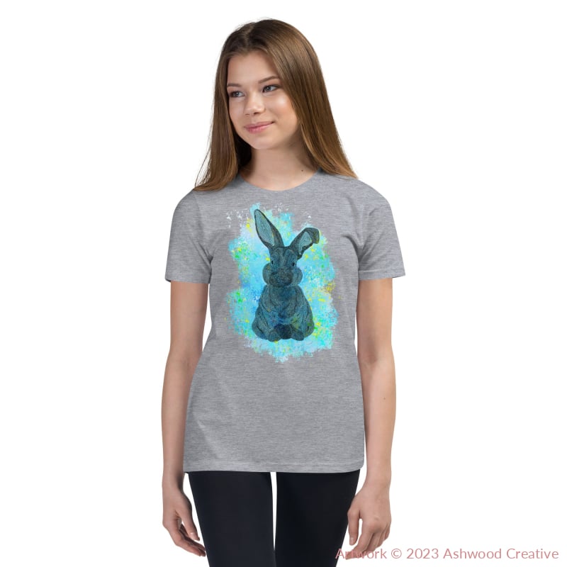 Blue Bunny Youth Short Sleeve T-Shirt Athletic Heather / S T-Shirt