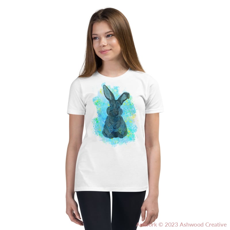 Blue Bunny Youth Short Sleeve T-Shirt White / S T-Shirt