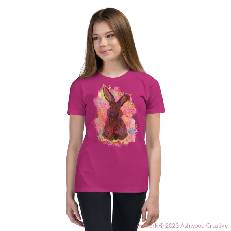 Red Bunny Youth Short Sleeve T-Shirt T-Shirt