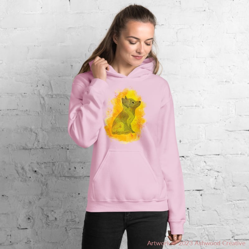 Yellow Fox Unisex Hoodie - Ashwood Creative