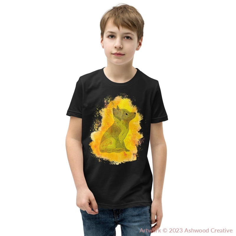 Yellow Fox Youth Short Sleeve T-Shirt Black / S T-Shirt