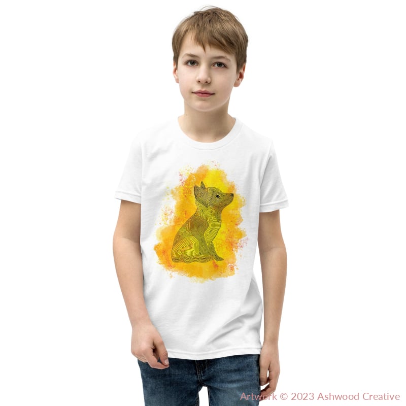 Yellow Fox Youth Short Sleeve T-Shirt White / S T-Shirt